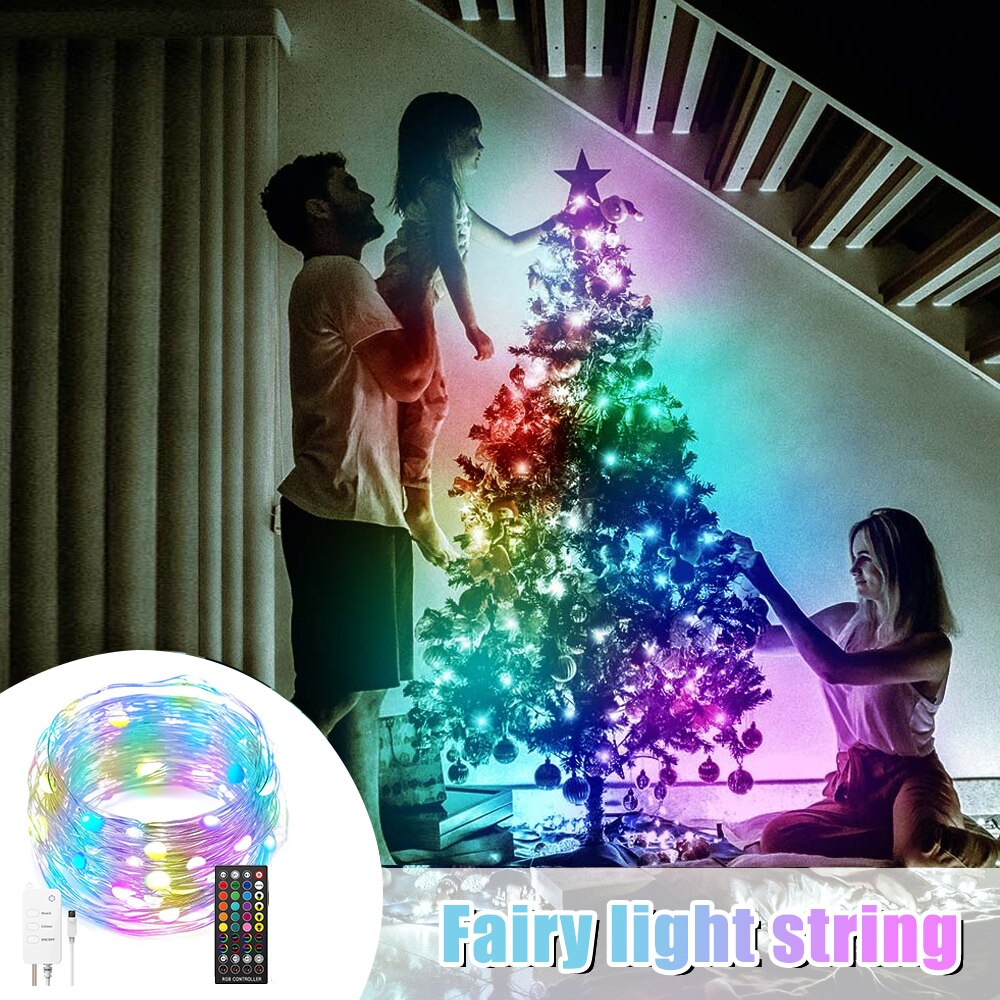 ☀️⚡Luces LED a control remoto para toda Navidad, Fiestas🎃🎄